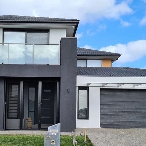 Modern two-storey rendered home